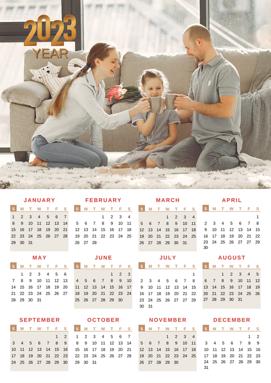 Yearly Calendar (Set of 100)
