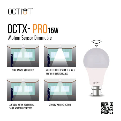 Motion Sensor Bulb 15W