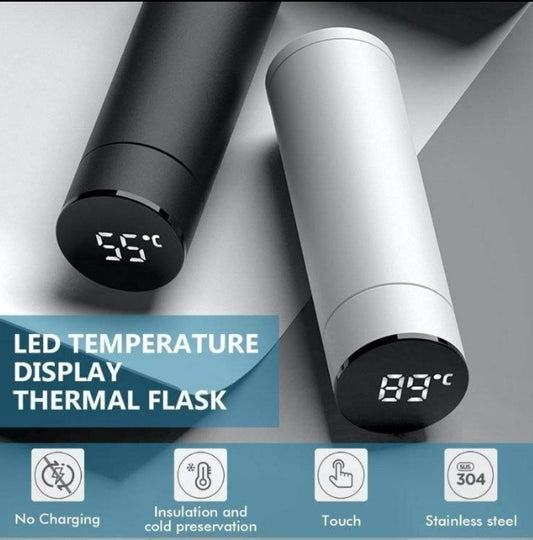 Vacuum Insulated Water Bottle with Led Temperature Display