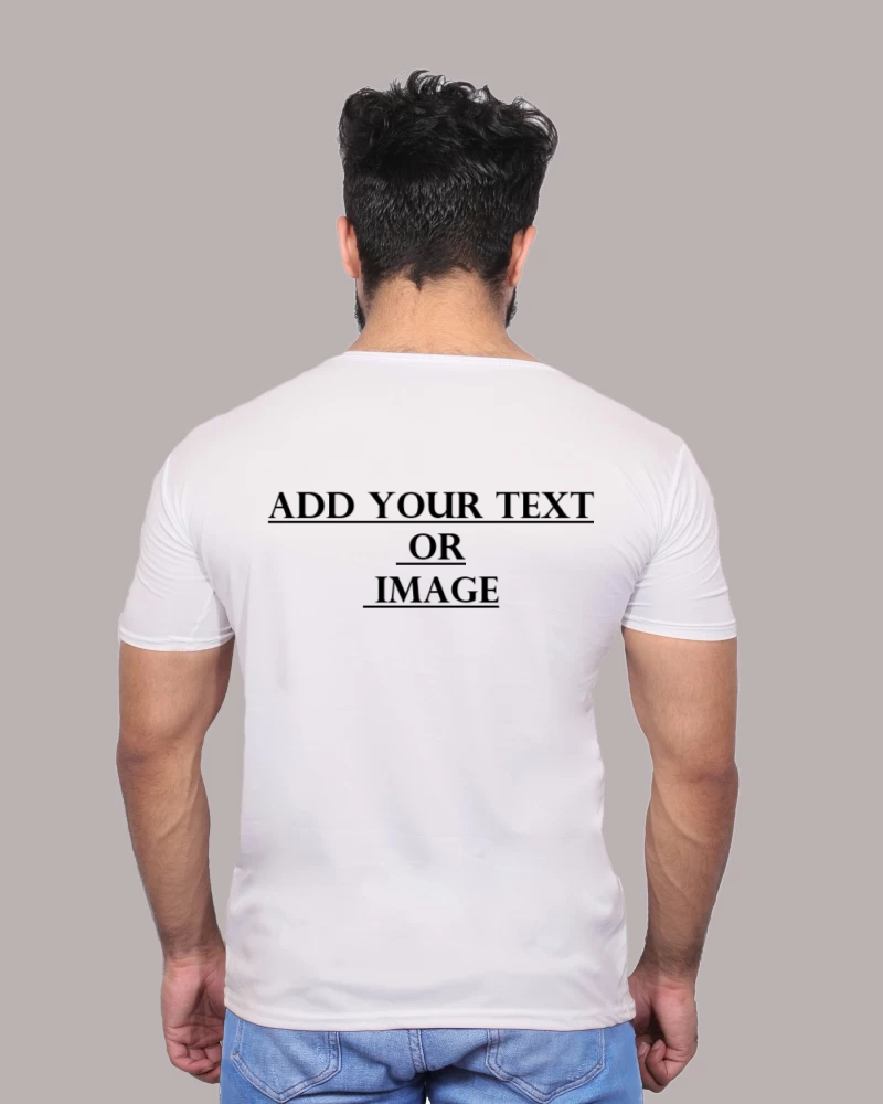 T-Shirt Gents (Customized) Half Sleeve - Both Front & Back Design