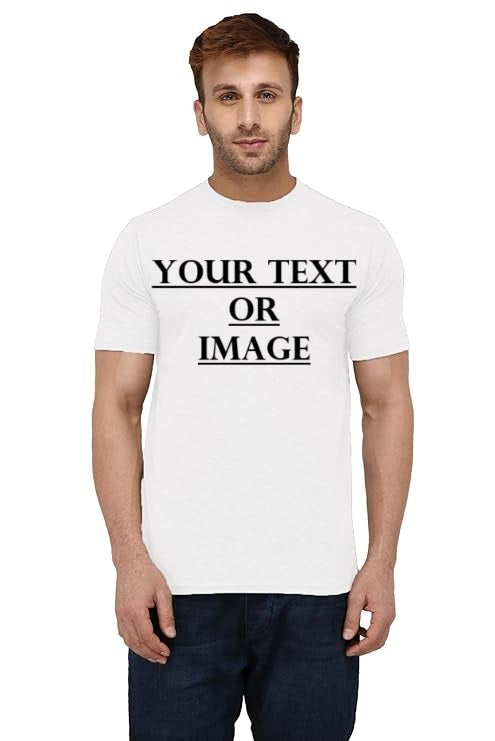 T Shirt Gents (Customized) Half Sleeve - Only Front Design